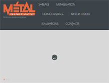 Tablet Screenshot of metal-surface.com